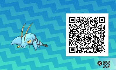 QRCode de flingouste Pokémon Ultra-Soleil et Ultra-Lune