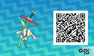 QRCode de floette Pokémon Ultra-Soleil et Ultra-Lune