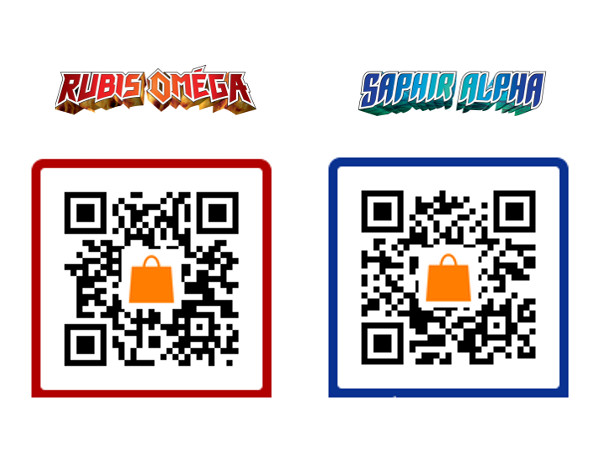 QRCode de Pokémon Rubis Oméga Saphir Alpha