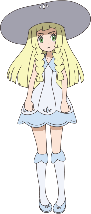 Lilie animé Pokémon Soleil et Lune