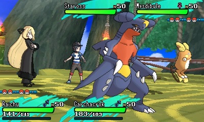 Arbre combat Pokémon Soleil et Lune