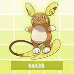 Raichu d'Alola Pokémon Soleil et Lune