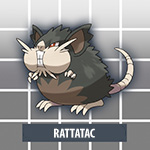 Rattatac d'Alola Pokémon Soleil et Lune