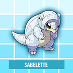 Sabelette d'Alola Pokémon Soleil et Lune