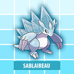 Sablaireau d'Alola Pokémon Soleil et Lune