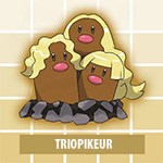 Triopikeur d'Alola Pokémon Soleil et Lune