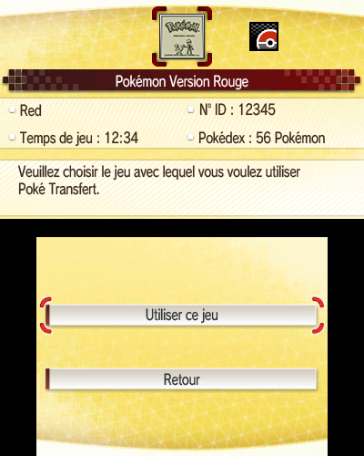 Poké transfert Pokémon