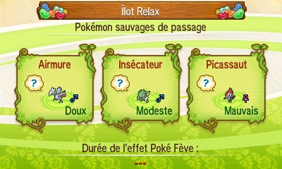 Ilot Relax Pokeloisirs Pokémon Soleil et Lune