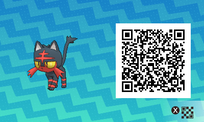 qrCode de Flamiaou Pokémon Soleil et Lune