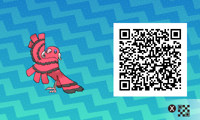 qrCode de Plumeline (style Flamenco) Pokémon Soleil et Lune