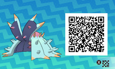 qrCode de Prédastérie Pokémon Soleil et Lune