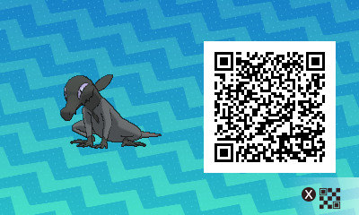 qrCode de Tritox Pokémon Soleil et Lune