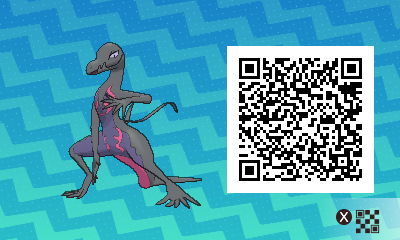 qrCode de Malamandre Pokémon Soleil et Lune