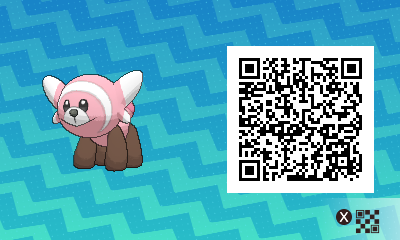 qrCode de Nounourson Pokémon Soleil et Lune