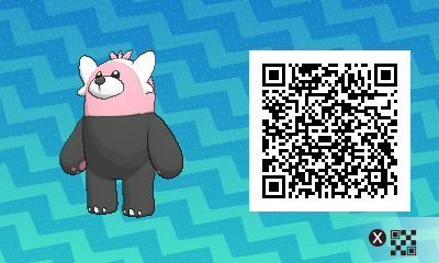 qrCode de Chelours Pokémon Soleil et Lune