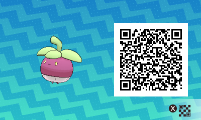 qrCode de Croquine Pokémon Soleil et Lune