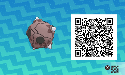 qrCode de Météno Pokémon Soleil et Lune