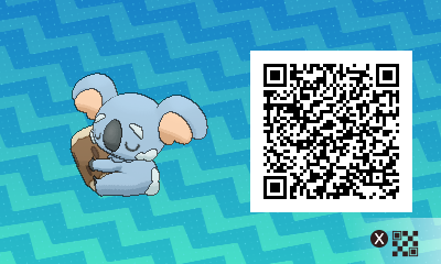 qrCode de Dodoala Pokémon Soleil et Lune