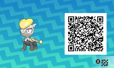 qrCode de Bébécaille Pokémon Soleil et Lune