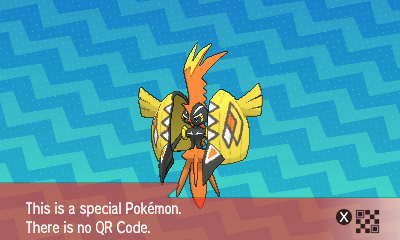 qrCode de Tokorico Pokémon Soleil et Lune