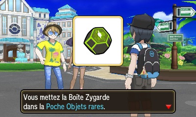 Cellules de Zygarde Pokémon Soleil et Lune