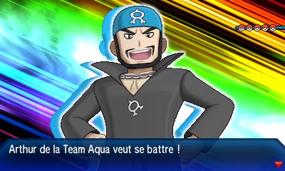 Arthur Team Aqua Pokémon Ultra-Soleil et Ultra-Lune