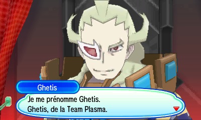Ghétis Team Plasma Pokémon Ultra-Soleil et Ultra-Lune