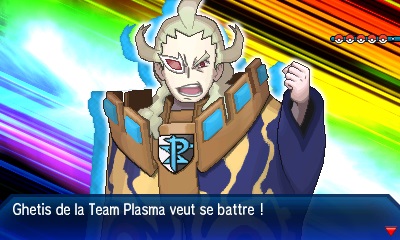 Ghétis Team Plasma Pokémon Ultra-Soleil et Ultra-Lune