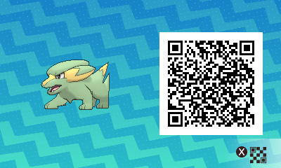 QRCode de dynavolt Pokémon Ultra-Soleil et Ultra-Lune