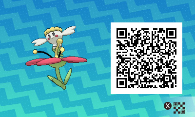 QRCode de flabebe Pokémon Ultra-Soleil et Ultra-Lune