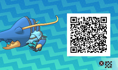 QRCode de gamblast Pokémon Ultra-Soleil et Ultra-Lune