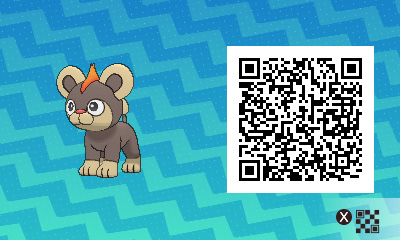 QRCode de helionceau Pokémon Ultra-Soleil et Ultra-Lune