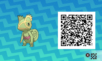 QRCode de kecleon Pokémon Ultra-Soleil et Ultra-Lune