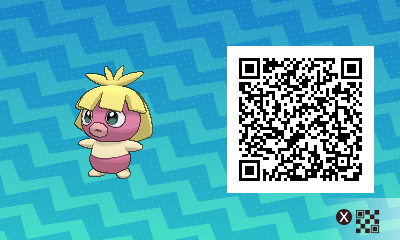 QRCode de lippouti Pokémon Ultra-Soleil et Ultra-Lune