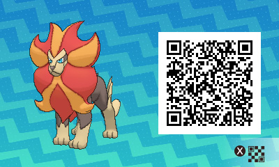 QRCode de nemelios Pokémon Ultra-Soleil et Ultra-Lune