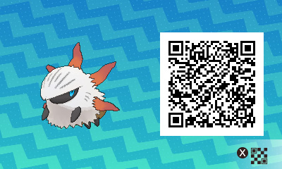 QRCode de pyronille Pokémon Ultra-Soleil et Ultra-Lune