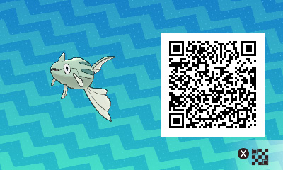 QRCode de remoraid Pokémon Ultra-Soleil et Ultra-Lune