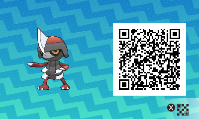 QRCode de scalpion Pokémon Ultra-Soleil et Ultra-Lune