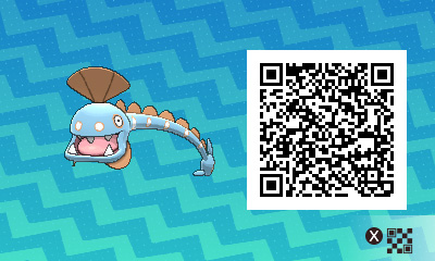 QRCode de serpang Pokémon Ultra-Soleil et Ultra-Lune