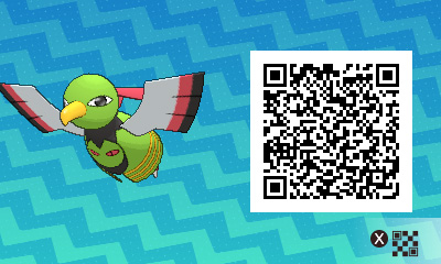 QRCode de xatu Pokémon Ultra-Soleil et Ultra-Lune