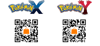 QRCode de Pokémon X et Pokémon Y