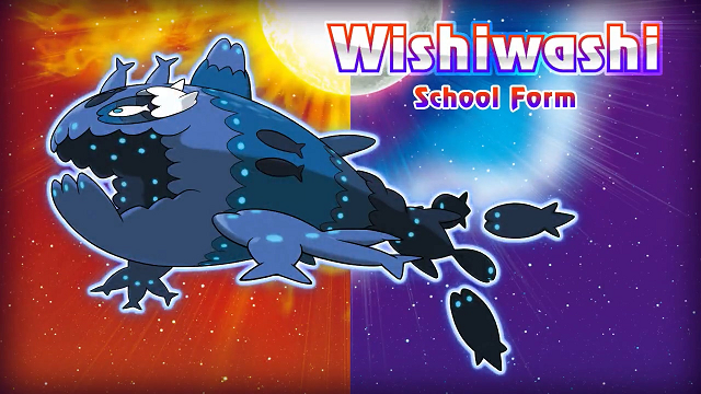Wishiwashi forme School Pokémon Soleil et Lune