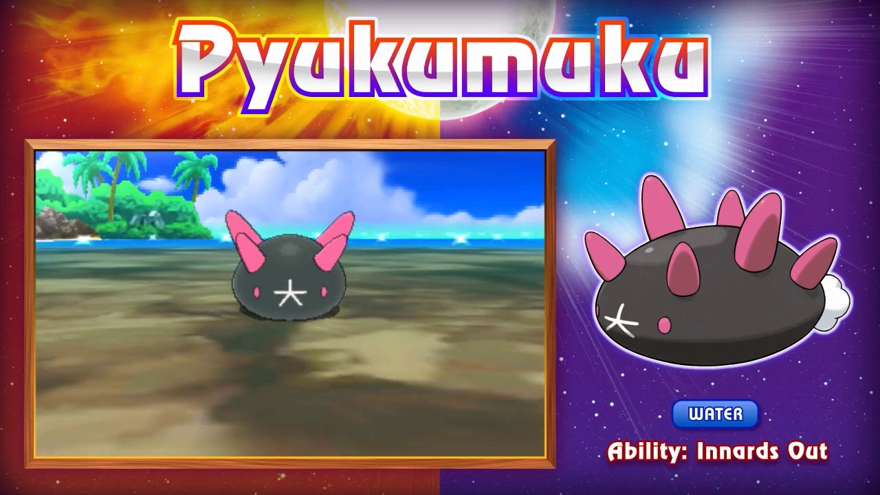 Pyukumuku D'Alola Poképon Soleil et Lune