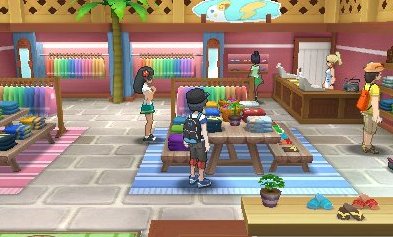 Magasin de vêtements Pokémon Soleil et Lune