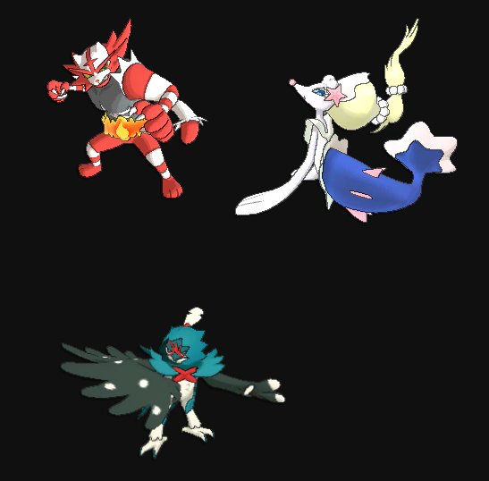 Starters shiny Pokémon Soleil et Lune