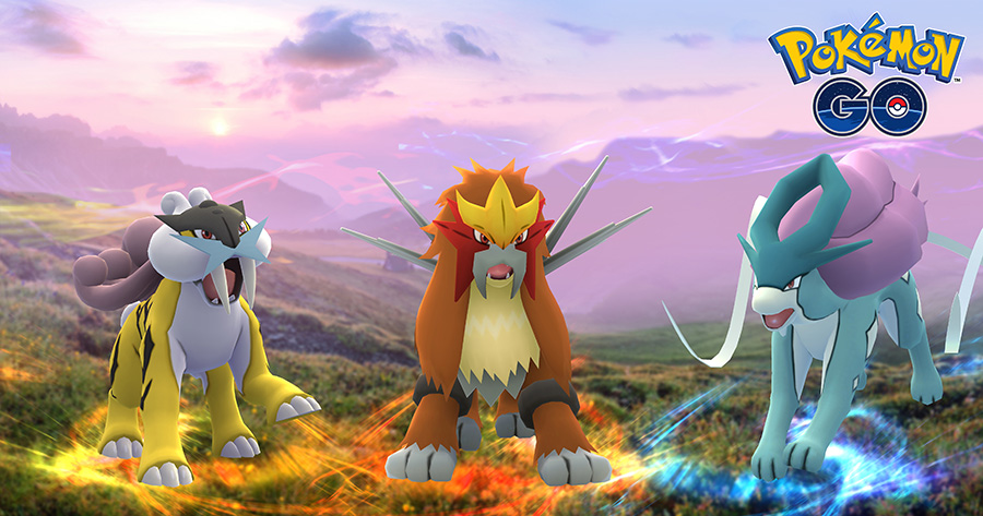 Pokémon GO - Ultra Bonus de 2019 - Semaine 1 - Raikou / Entei / Suicune