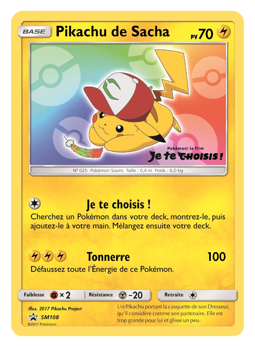 Carte Pokémon Je te choisis