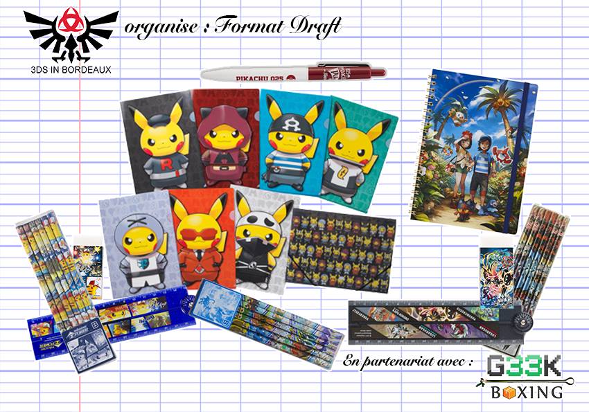 Tournoi Draft Pokémon 3DS in Bordeaux le 23 Septembre prochain