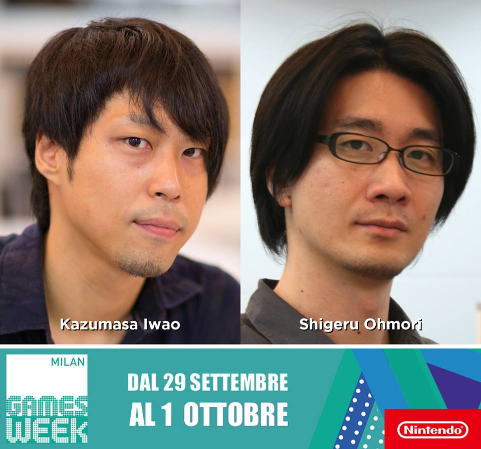 Kazumasa Iwao et Shigeru Ohmori présents à la Games Week à Milan