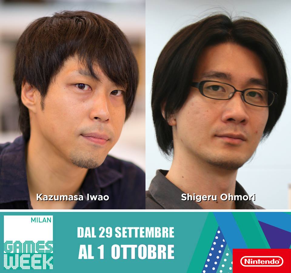 Kazumasa Iwao et Shigeru Ohmori présents à la Games Week à Milan Kazumasa Iwao et Shigeru Ohmori présents à la Games Week à Milan